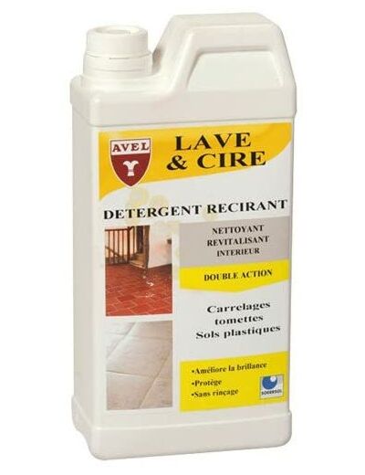 Lave & cire détergent recirant 1L Avel 1 litre