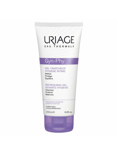 Gel Fraicheur Hygiene Intime Muqueuses Sensibles 200ml Gyn-Phy Uriage