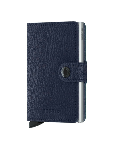 Secrid Porte-Carte Miniwallet Veg Navy Silver