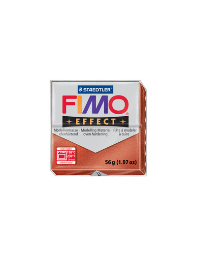 Pâte à modeler "Fimo Effect" - Metallique cuivre