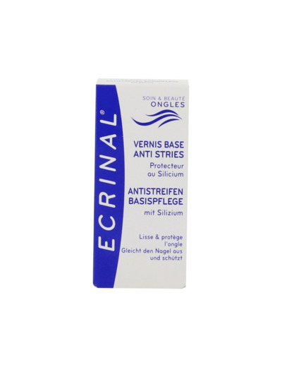 Vernis Base Anti Stries Protecteur Au Silicium 10ml Ecrinal