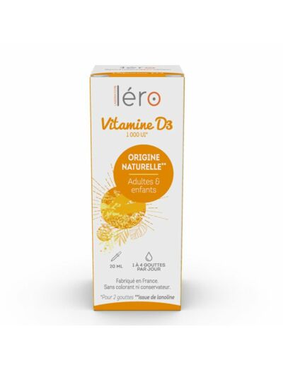 LERO VIT D GT 20ML