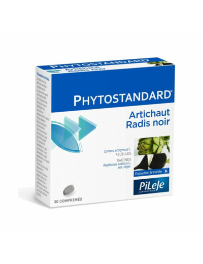 Artichaut Radis Noir 30 Comprimes Phytostandard Pileje