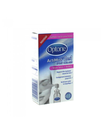 Spray Oculaire Actimist 2en1 Yeux Secs 10ml Optone