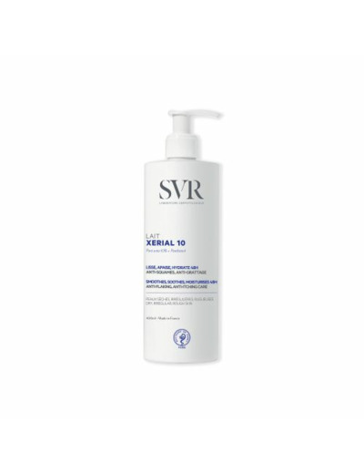 Lait anti-squames apaisant hydratant 48h 400ml Xerial 10 Svr
