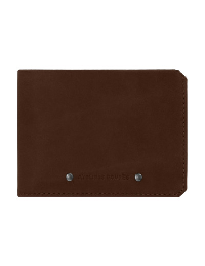 Ateliers Fourès Baroudeur Portefeuille Italien Sans Rabat Ulysse F957 Cognac