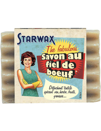 STARWAX FABULOUS Savon au Fiel de Boeuf - 100g - Idéal pour Éliminer Toutes les Taches Tenaces