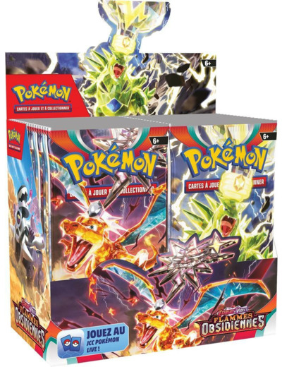 Pokémon EV03 Flammes Obsidiennes : Display
