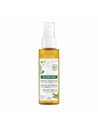 Huile protectrice capillaire au Tamanu BIO et Monoï Klorane