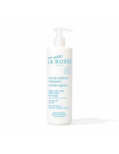 Lait De Toilette Nettoyant Bebe 400ML LA ROSÉE