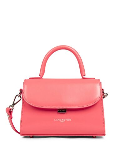 Lancaster Suave Even Mini Sac à Main Cuir 433-16 Rose Bonbon