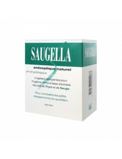SAUGELLA  LINGETTE ANTISEPTIQUE 10