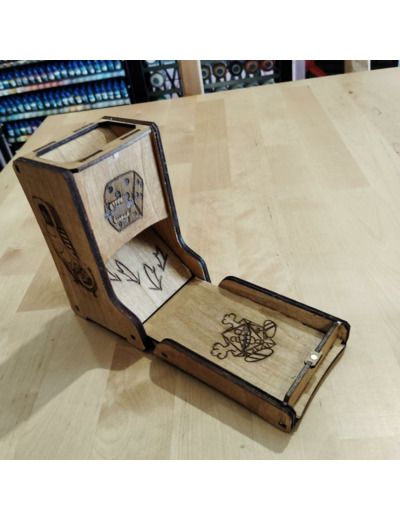 Tour à Dés artisanale bois