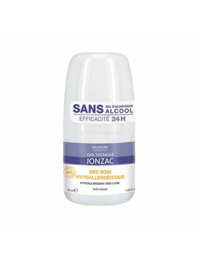 Deodorant Soin Hypoallergenique Bio Nutritive 50ml Eau thermale Jonzac