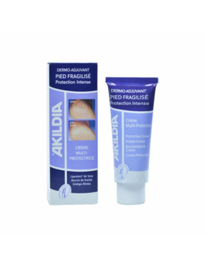 Creme Multi-protectrice Dermo-adjuvant Pied Diabetique 75ml Akildia Asepta