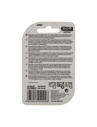 GUM EASYFLOSS FIL 2000 PTFE