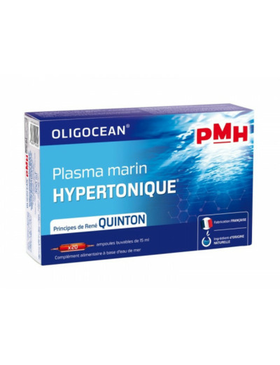 Pmh Plasma Marin Hypertonique 20 Ampoules Oligocean Superdiet