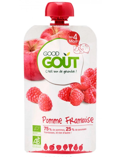 GOOD GOUT POMME FRAMBOISE 120G
