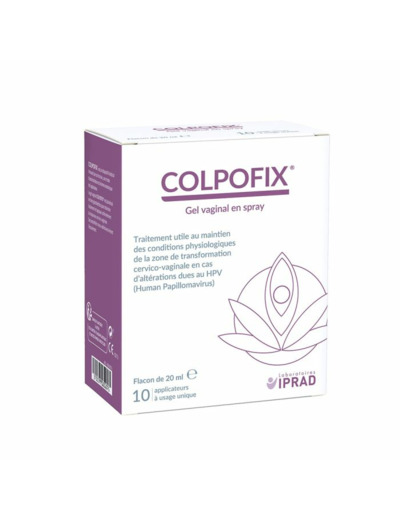 Gel Vaginal en spray Flacon de 20ml + 10 applicateurs Colpofix