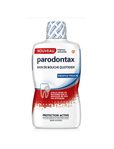 Bain De Bouche Quotidien 500ml Menthe Fraîche Parodontax