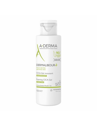CICA - Gel Moussant Assainissant 100ml Dermalibour+ A-Derma