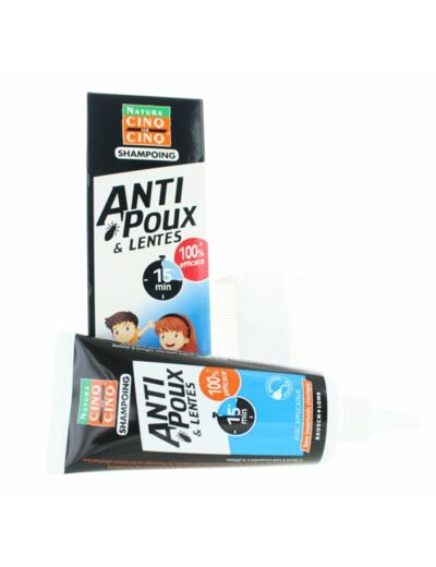 Shampooing Anti Poux Et Lentes + Applicateur 100ml Cinq Sur Cinq