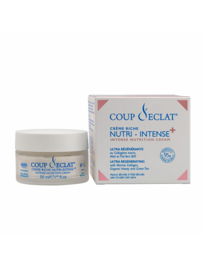 Crème Riche Nutri-Intense 50ml Peaux Sèches à Très Sèches Coup D'Eclat