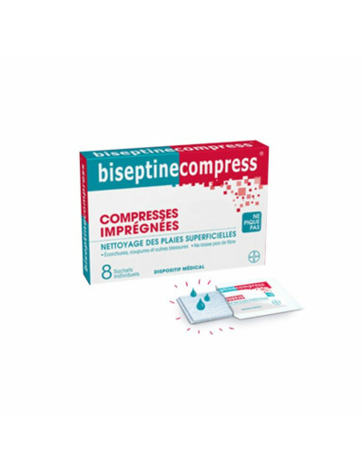 BISEPTINECOMPRESS SAC BT 8