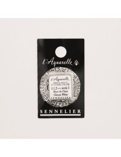 Peinture Aquarelle Extra-Fine Sennelier, 112 Blanc de Chine S1