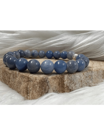 BRACELET AVENTURINE BLEUE