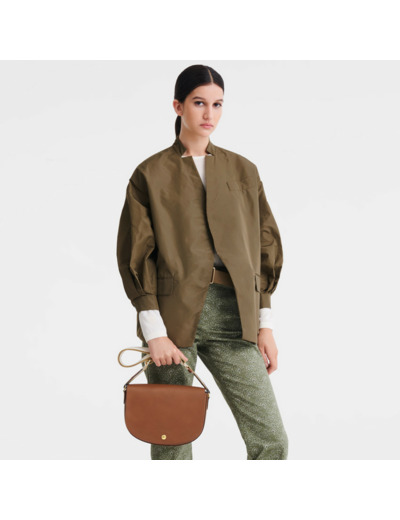 Longchamp Epure Timeless Sac Bandoulière M Cognac