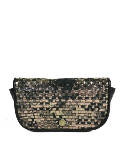 Mila Louise Etui a Lunettes Ossip W Tressé Noir Anthracite