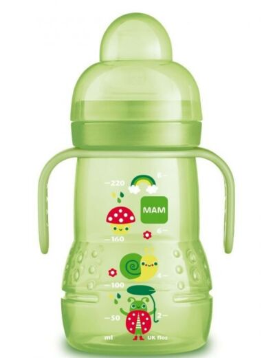 MAM BIB TRANS UNI BEC SIL 220ML