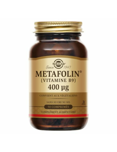 SOLGAR METAFOLIN VIT B9 400?G CPR50