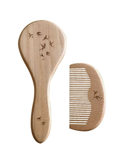 Set de brosse et peigne hirondelles