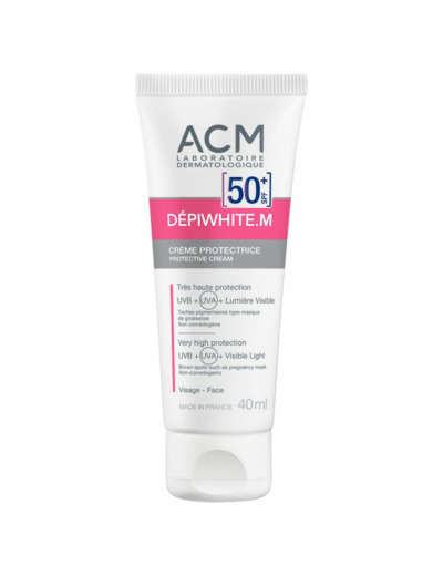 M Ecran Solaire Spf50+ Invisible 40ml Depiwhite Acm