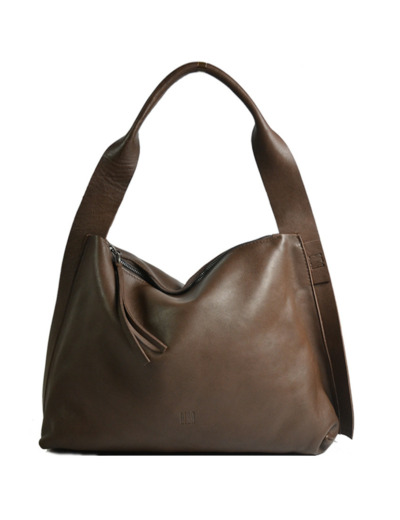 Biba Vienna Grand Sac Porté Epaule VIE1L Verde Marron Os