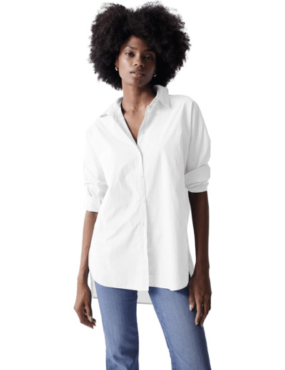 OVERSIZED POPLIN SHIRT