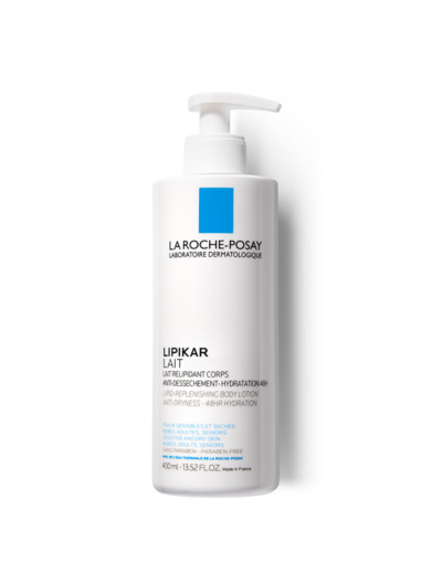 Lait corps hydratant 400ml Lipikar Peaux Seches Et Sensibles La Roche-Posay
