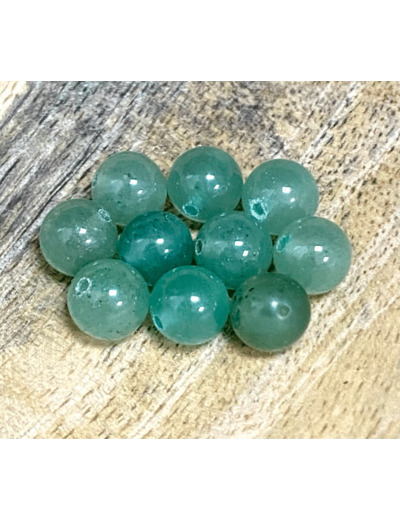 PERLES AVENTURINE VERTE