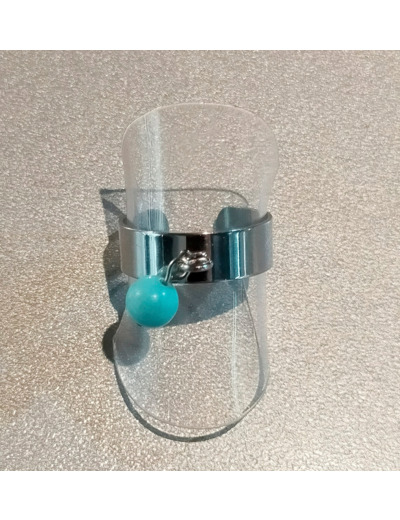 Bague à perle turquoise