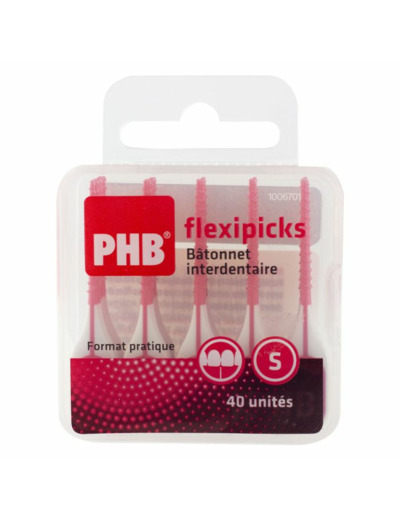 Batonnets Interdentaires Taille S X40 Flexipicks Phb Crinex