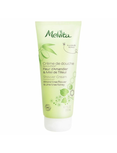 Creme De Douche Fleur D'amandier Et Miel De Tilleul Bio 200ml Melvita