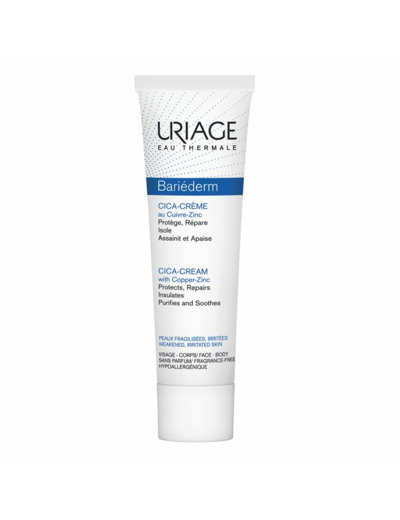 Creme Reparatrice 100ml Bariederm Cica Peaux Fragilisees Uriage