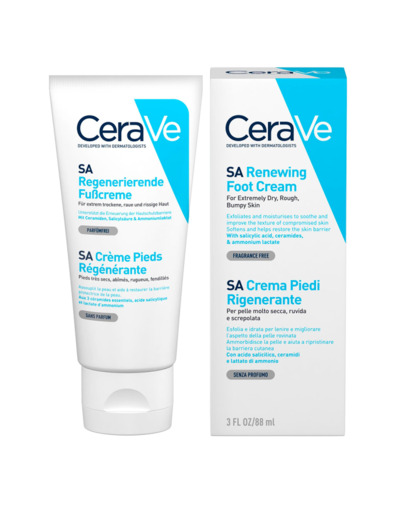 Creme Pieds Regenerante Pieds Tres Secs Abimes Rugueux 88ml Body SA Cerave