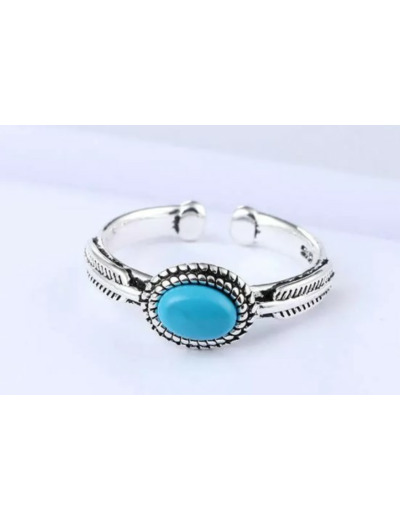 Bague turquoise en argent