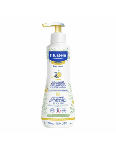 Gel Lavant Nourrissant Au Cold Cream Peaux Seches 300 ml Mustela