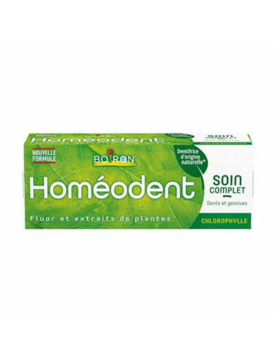 Dentifrice Soin Complet Gencive Chlorophylle 20ml Homeodent Format Voyage Boiron