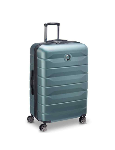 Delsey Air Armour Valise Soute L Extensible 4 Roues 77 CM combinaison TSA vert