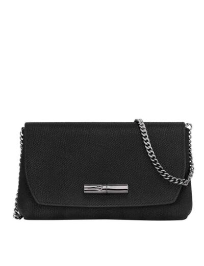 Longchamp Roseau Pochette chaine Noir